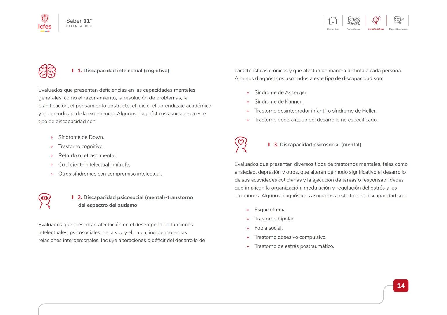 Educación
Guía de orientación
del Examen Saber 11.°
2025-1
Calendario B
CAJA DE
HERRAMIENTAS
SABER 11.º
Icfes Icfes
Saber 11°
CALENDARIO B
G