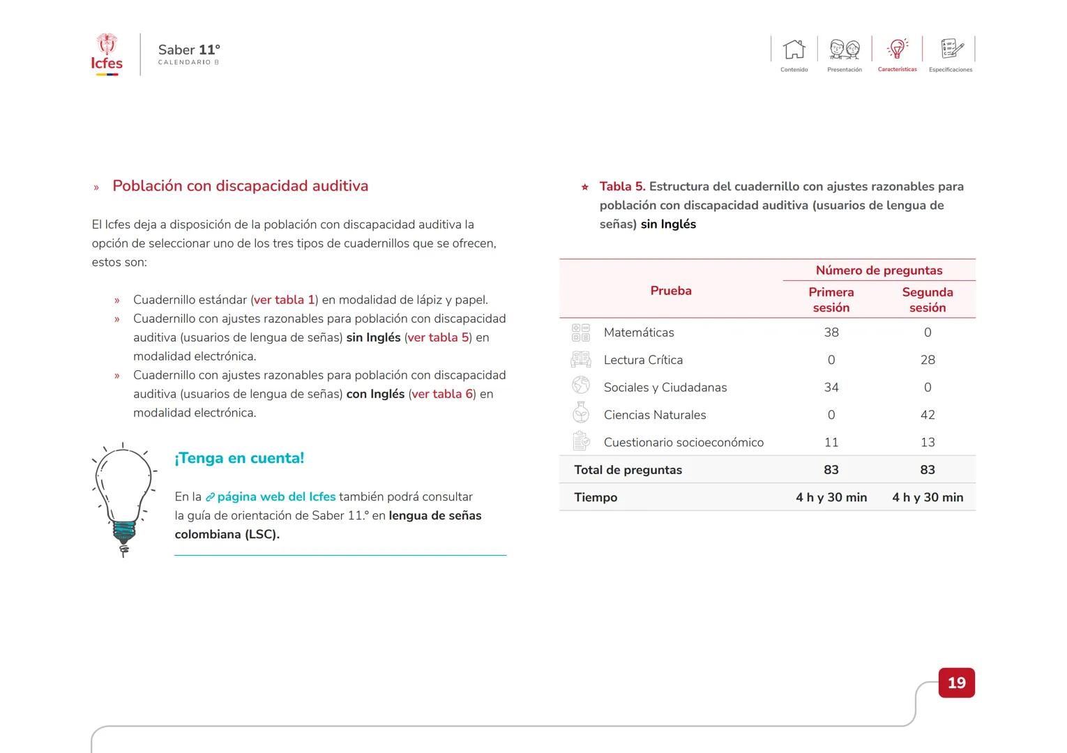 Educación
Guía de orientación
del Examen Saber 11.°
2025-1
Calendario B
CAJA DE
HERRAMIENTAS
SABER 11.º
Icfes Icfes
Saber 11°
CALENDARIO B
G