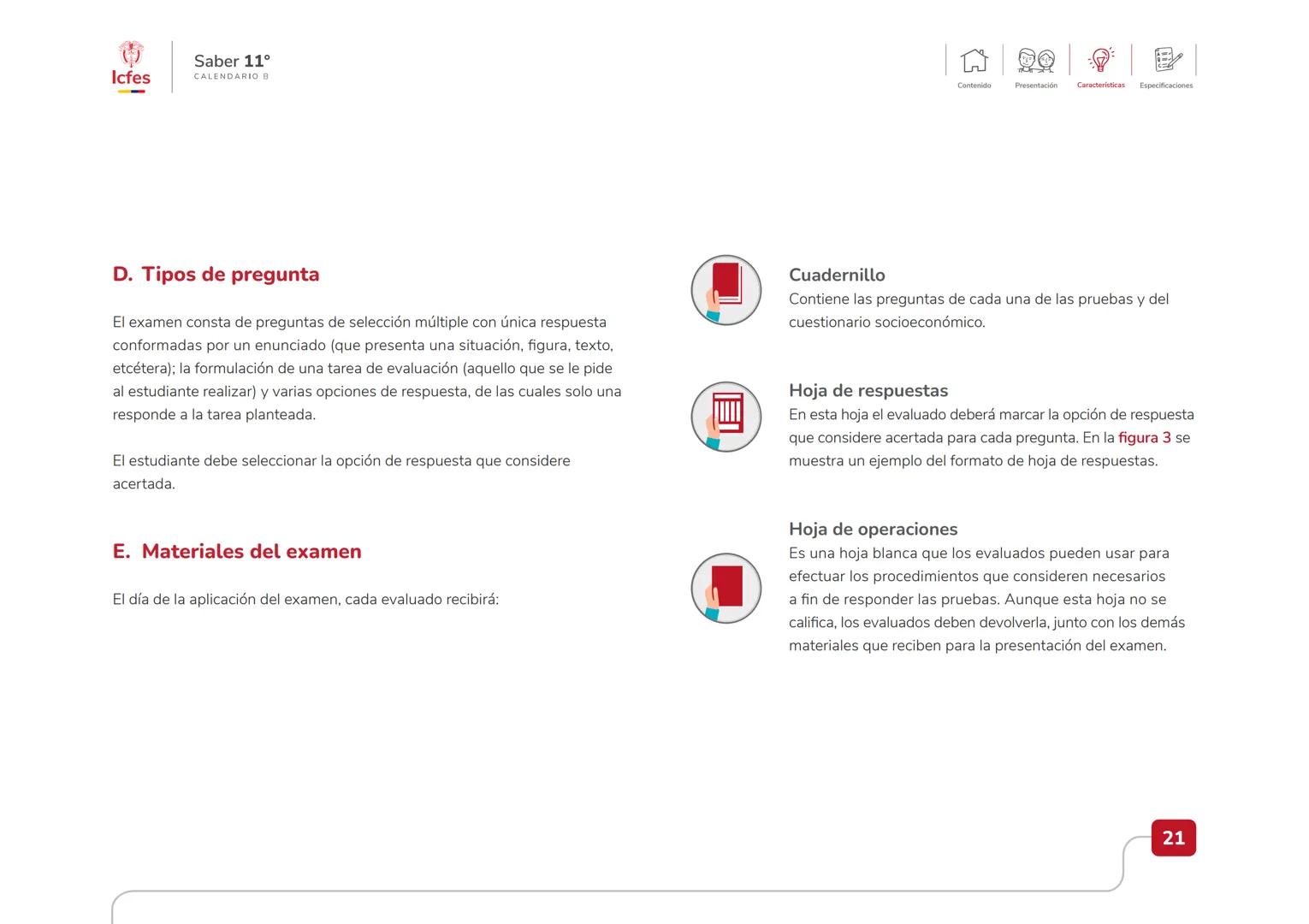 Educación
Guía de orientación
del Examen Saber 11.°
2025-1
Calendario B
CAJA DE
HERRAMIENTAS
SABER 11.º
Icfes Icfes
Saber 11°
CALENDARIO B
G