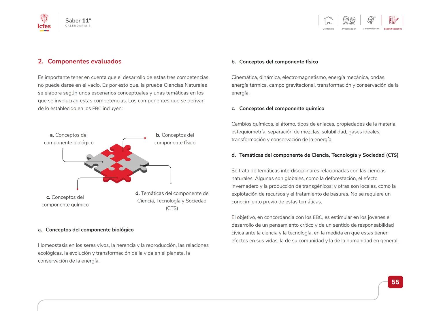 Educación
Guía de orientación
del Examen Saber 11.°
2025-1
Calendario B
CAJA DE
HERRAMIENTAS
SABER 11.º
Icfes Icfes
Saber 11°
CALENDARIO B
G