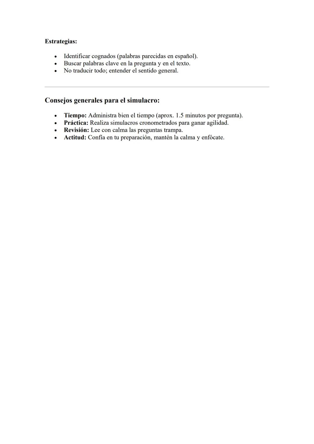 Apuntes Simulacro ICFES Saber 11
1. Lectura Crítica
Objetivo: Evaluar la comprensión de textos, la capacidad de inferencia y análisis de
arg