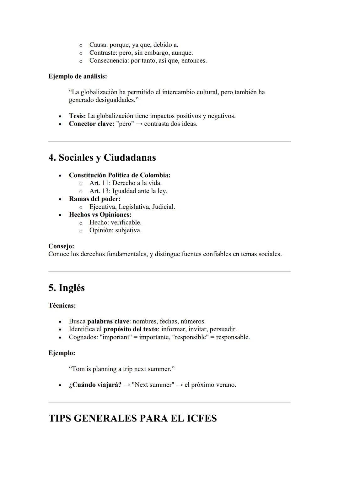 # Apuntes Avanzados para Simulacro
ICFES Saber 11
1. Matemáticas
Álgebra
* Ecuación lineal:
ax+b=0=>x=-baax+b=0=>x=-ab
* Ecuación cuadrát