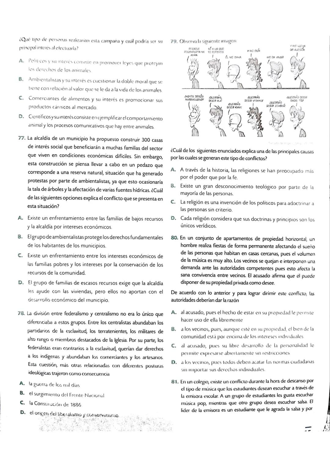 MATEMÁTICAS
1. Un profesor presenta a sus estudiantes los siguientes números
reales y les solicita escoger los que pertenezcan al conjunto d