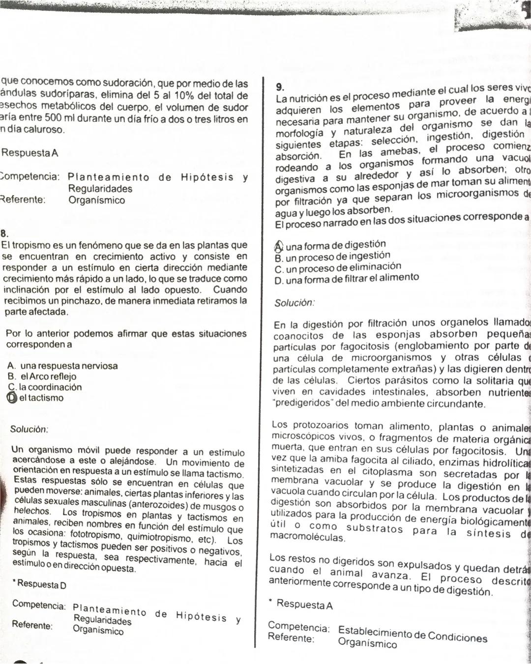 BIOLOGÍA
Las competencias en Ciencias Naturales son indispensables en la formación integral de un
estudiante que egresa de la educación med