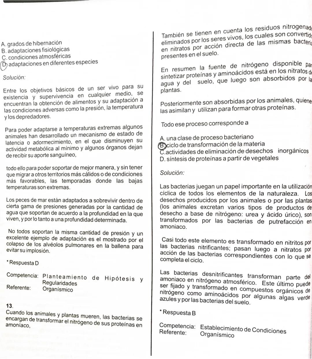 BIOLOGÍA
Las competencias en Ciencias Naturales son indispensables en la formación integral de un
estudiante que egresa de la educación med