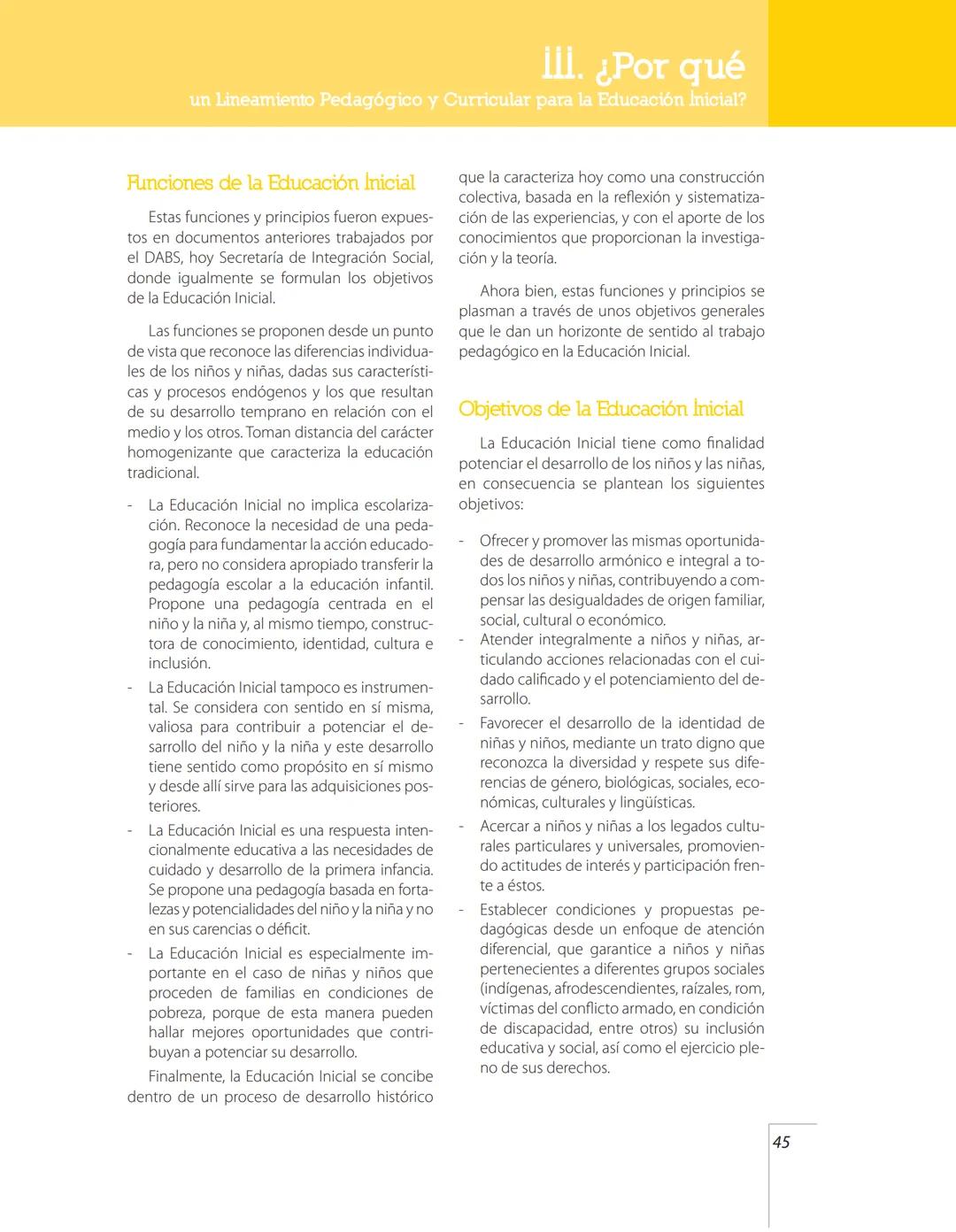 Lineamiento
Pedagógico
y Curricular
para la Educación
Inicial en el Distrito # ALCALDÍA MAYOR DE BOGOTÁ
**Samuel Moreno Rojas**
Alcalde May