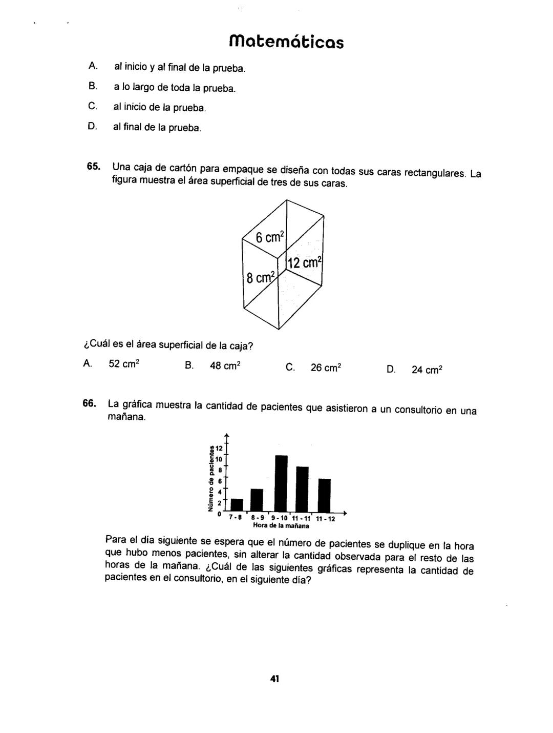 Matemáticas
# PRUEBA SABER
## 11
Matemáticas
1 1.
Matemáticas
Una empresa dedicada a la fabricación y comercialización de calzado necesit