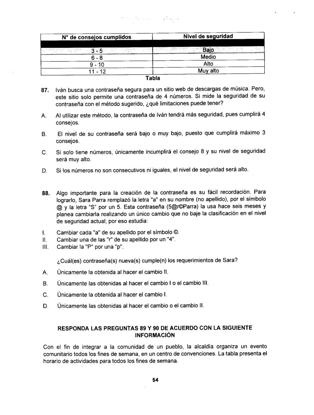 Matemáticas
# PRUEBA SABER
## 11
Matemáticas
1 1.
Matemáticas
Una empresa dedicada a la fabricación y comercialización de calzado necesit