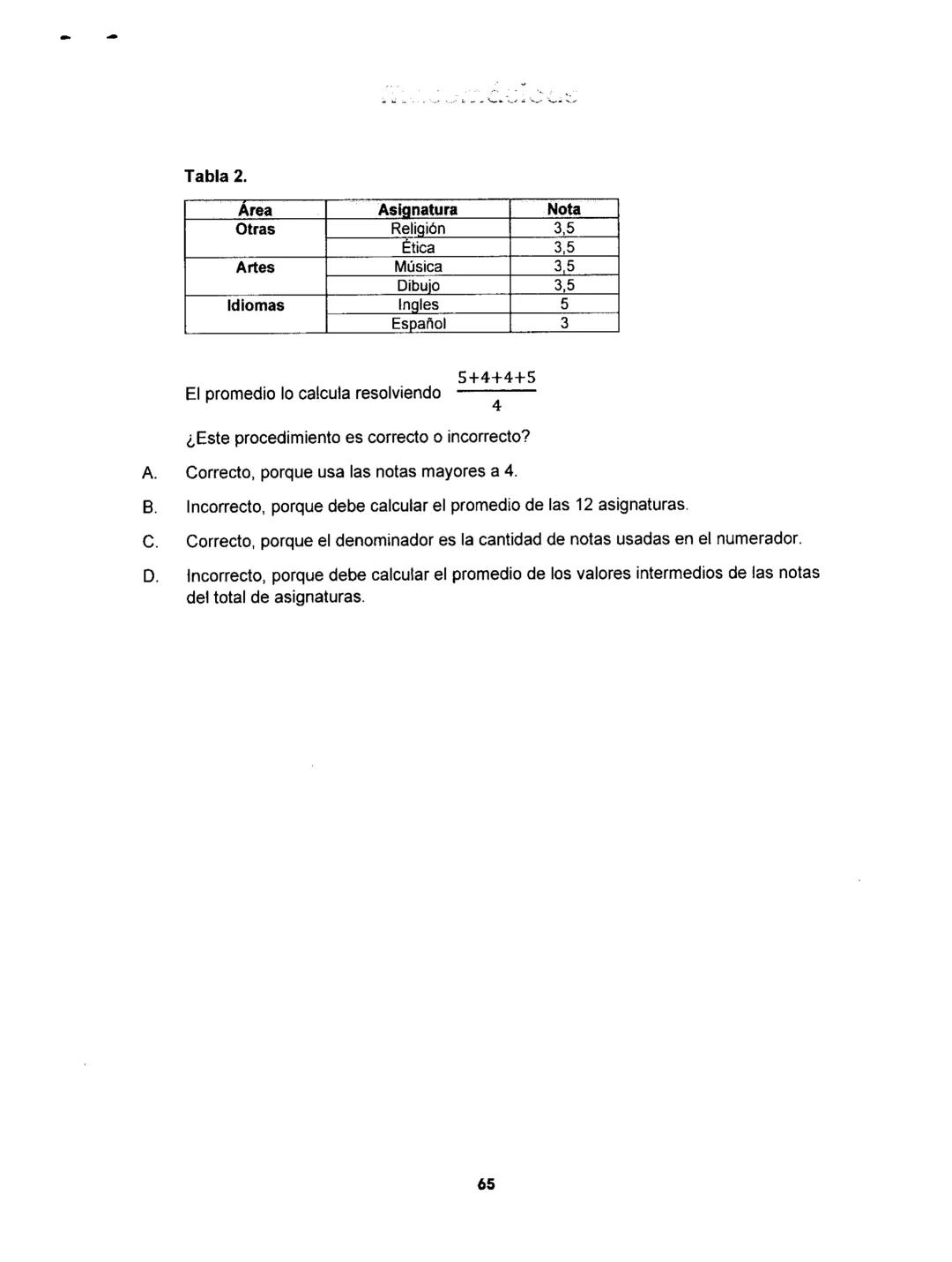 Matemáticas
# PRUEBA SABER
## 11
Matemáticas
1 1.
Matemáticas
Una empresa dedicada a la fabricación y comercialización de calzado necesit