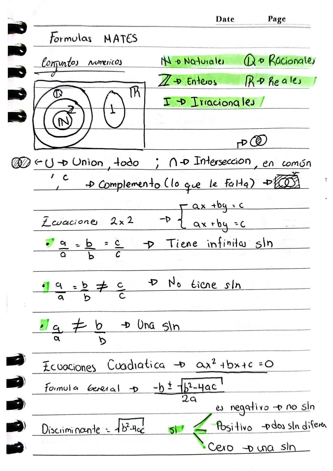 # Formulas MATES
## Conjuntos numéricos
- $\mathbb{N}$ $\rightarrow$ Naturales
- $\mathbb{Z}$ $\rightarrow$ Enteros
- $\mathbb{I}$ $\right