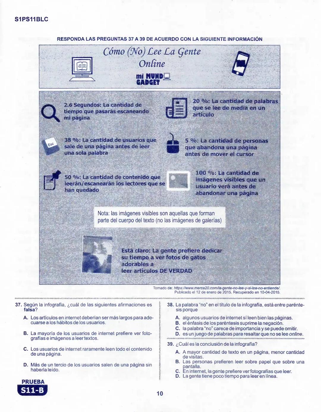 1
La
Evaluación
PRUEBA
S11-B
Evaluación por Desempeño en Competencias
Primera sesión
En el siguiente cuadro se muestran las pruebas que conf