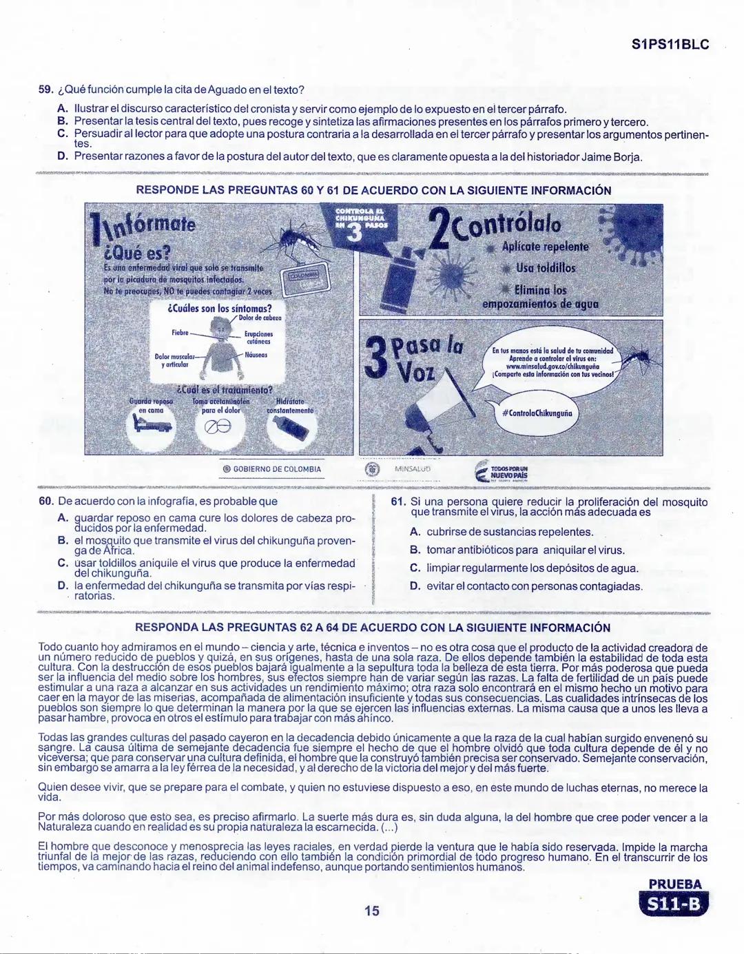 1
La
Evaluación
PRUEBA
S11-B
Evaluación por Desempeño en Competencias
Primera sesión
En el siguiente cuadro se muestran las pruebas que conf