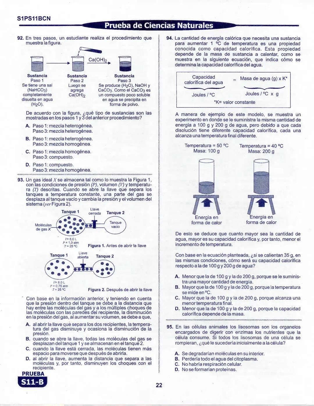 1
La
Evaluación
PRUEBA
S11-B
Evaluación por Desempeño en Competencias
Primera sesión
En el siguiente cuadro se muestran las pruebas que conf
