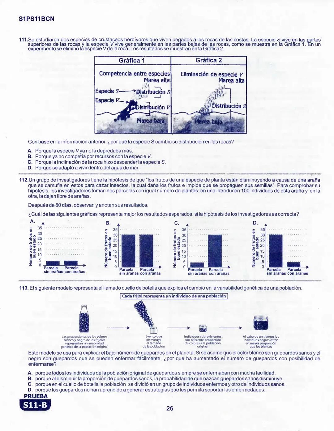 1
La
Evaluación
PRUEBA
S11-B
Evaluación por Desempeño en Competencias
Primera sesión
En el siguiente cuadro se muestran las pruebas que conf