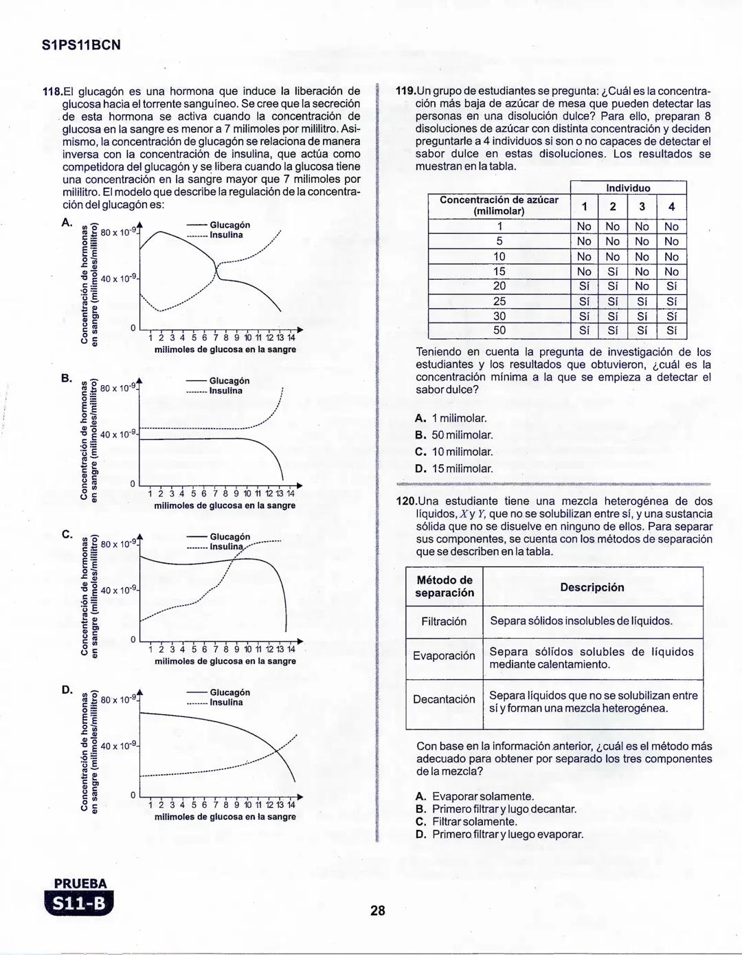 1
La
Evaluación
PRUEBA
S11-B
Evaluación por Desempeño en Competencias
Primera sesión
En el siguiente cuadro se muestran las pruebas que conf