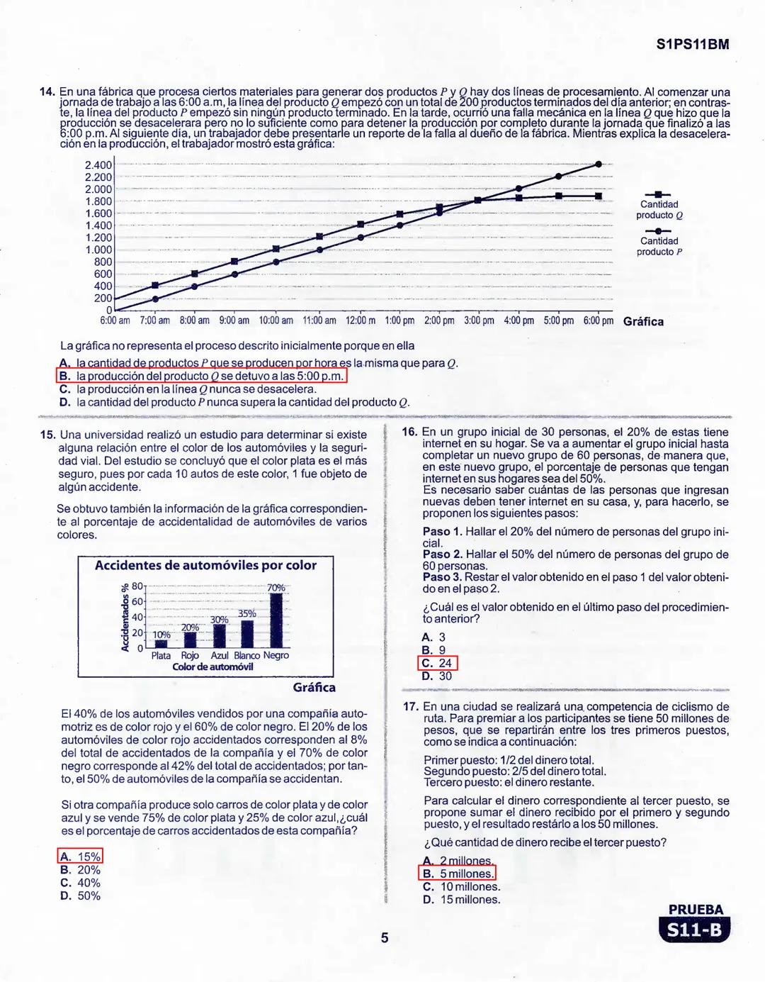 1
La
Evaluación
PRUEBA
S11-B
Evaluación por Desempeño en Competencias
Primera sesión
En el siguiente cuadro se muestran las pruebas que conf