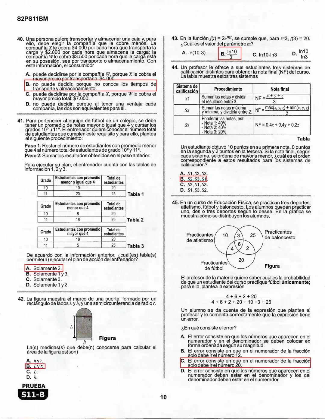 1
La
Evaluación
PRUEBA
S11-B
Evaluación por Desempeño en Competencias
Segunda sesión
En el siguiente cuadro se muestran las pruebas que conf