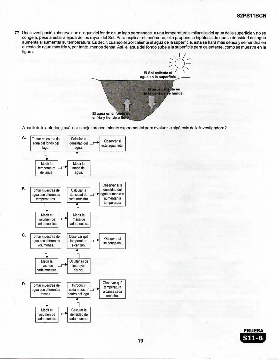 1
La
Evaluación
PRUEBA
S11-B
Evaluación por Desempeño en Competencias
Segunda sesión
En el siguiente cuadro se muestran las pruebas que conf