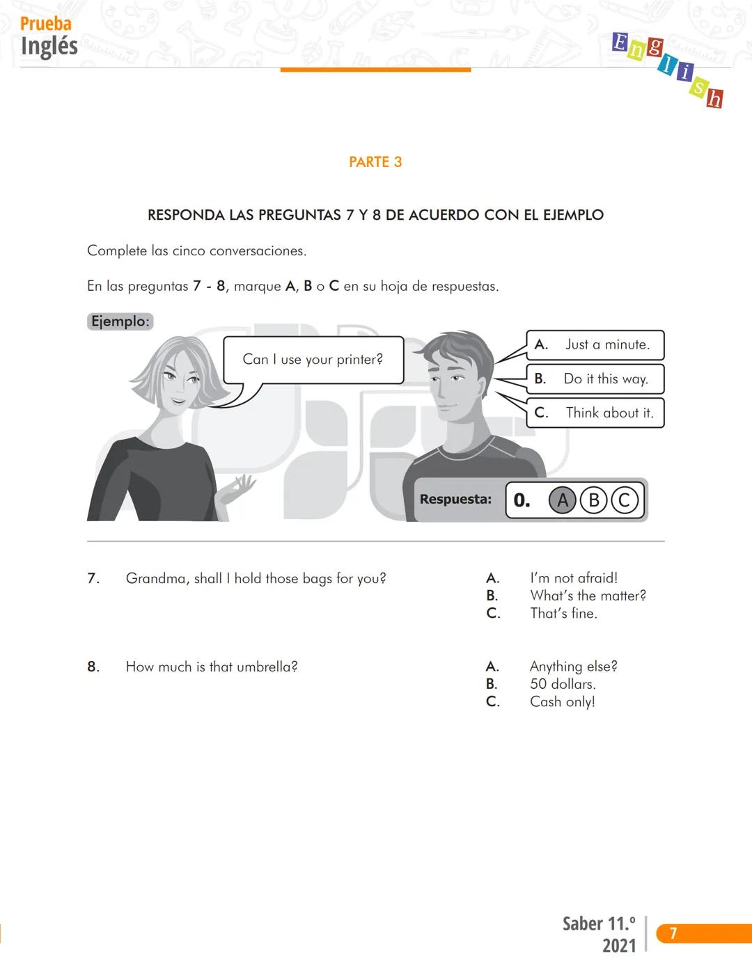La educación
es de todos
Mineducación
English
Prueba Inglés
Cuadernillo de preguntas
Saber 11.°
Pruebas
SABER
11° icfes
icfes
mejor