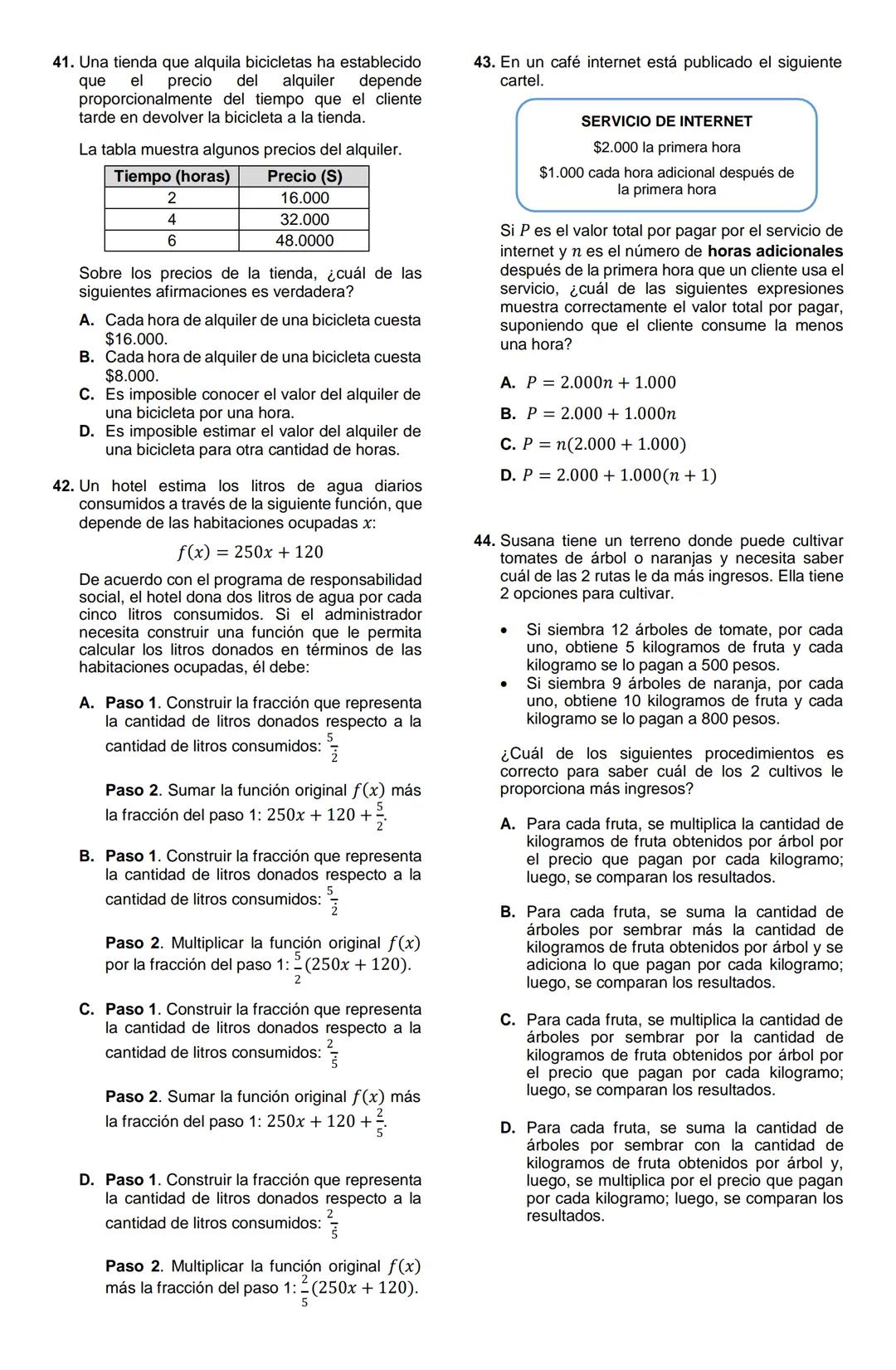 MATEMÁTICAS 2022-2
1. En la clase de Observación Astronómica, Lucía debe configurar el ángulo de inclinación del telescopio a
30°, como se m