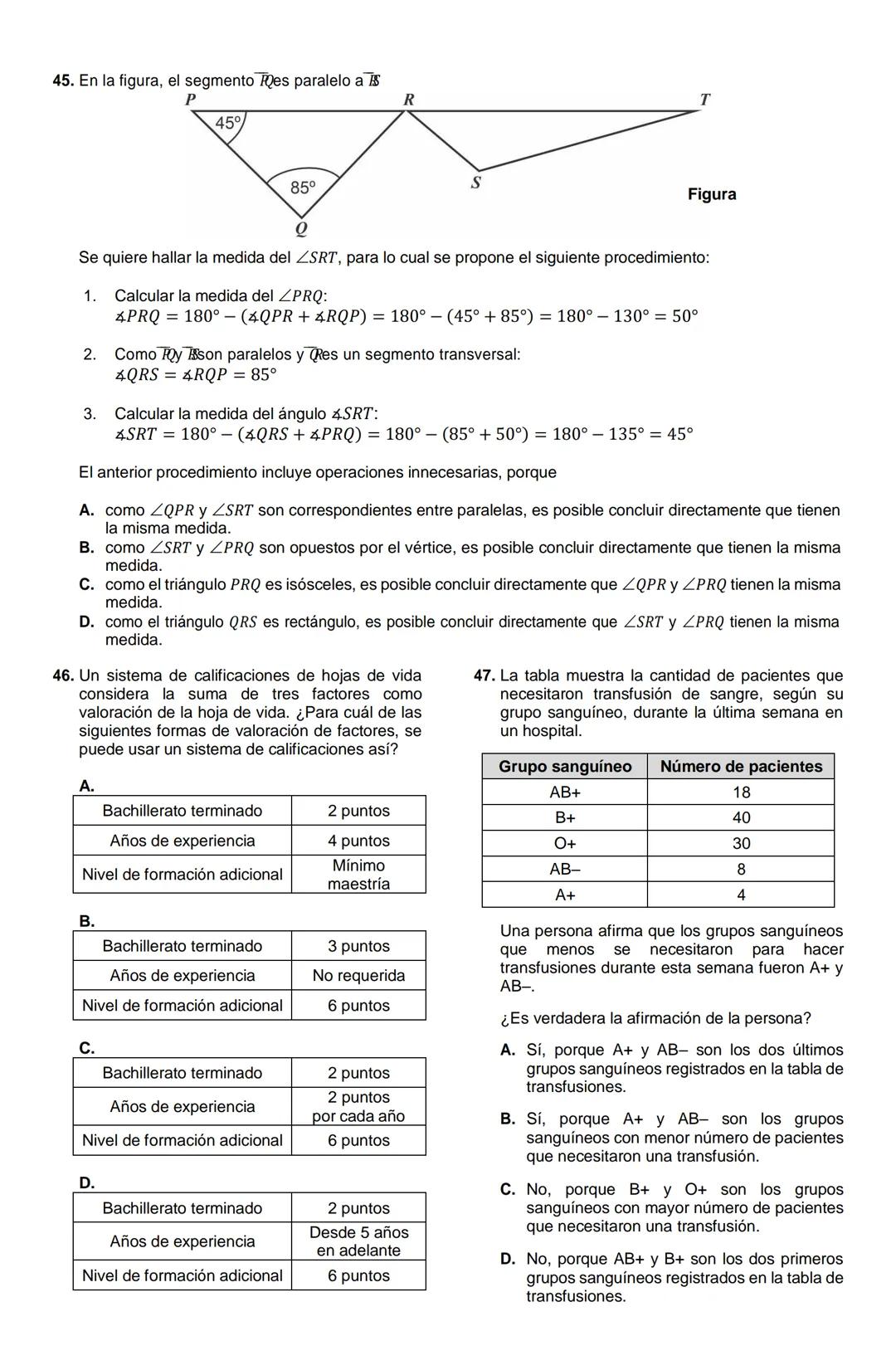 MATEMÁTICAS 2022-2
1. En la clase de Observación Astronómica, Lucía debe configurar el ángulo de inclinación del telescopio a
30°, como se m