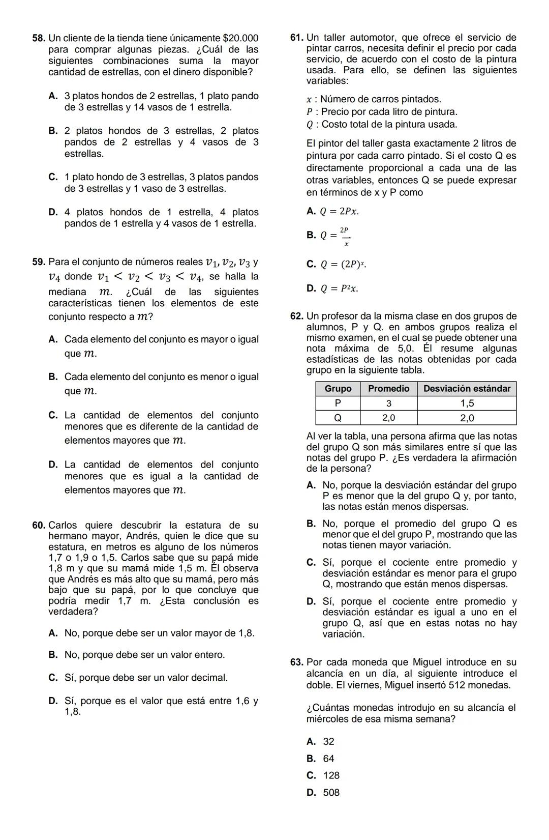 MATEMÁTICAS 2022-2
1. En la clase de Observación Astronómica, Lucía debe configurar el ángulo de inclinación del telescopio a
30°, como se m