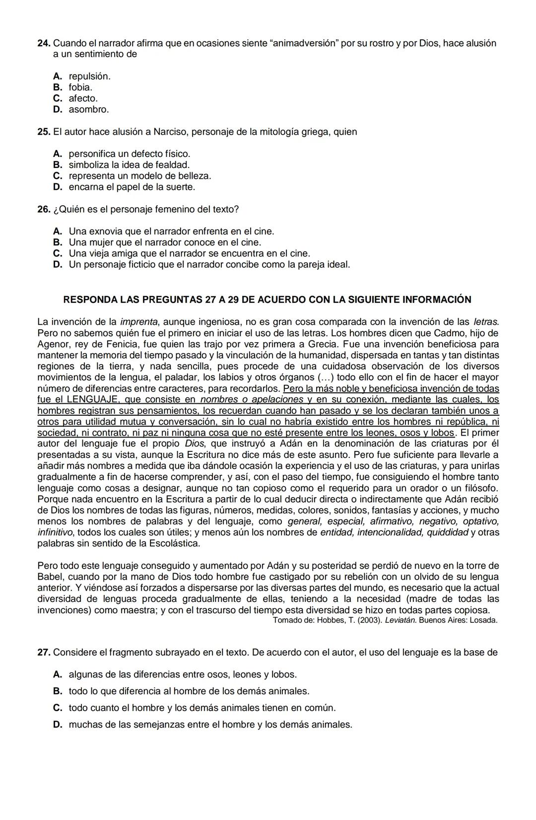 MATEMÁTICAS 2022-2
1. En la clase de Observación Astronómica, Lucía debe configurar el ángulo de inclinación del telescopio a
30°, como se m