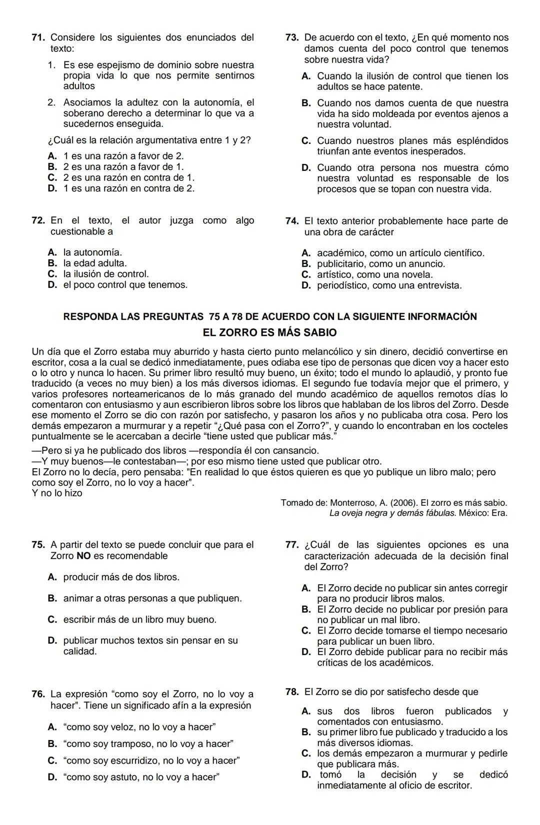 MATEMÁTICAS 2022-2
1. En la clase de Observación Astronómica, Lucía debe configurar el ángulo de inclinación del telescopio a
30°, como se m