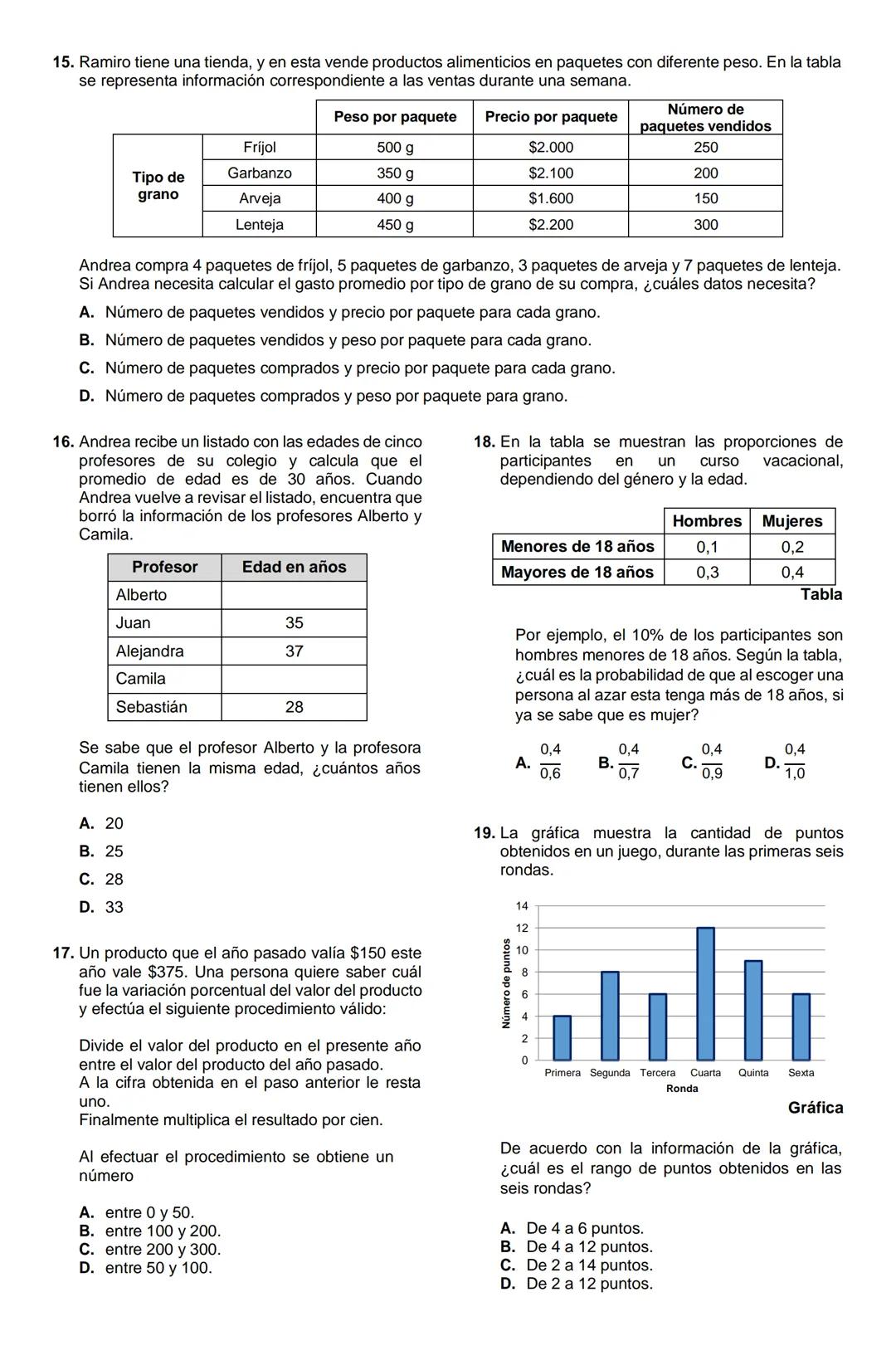 MATEMÁTICAS 2022-2
1. En la clase de Observación Astronómica, Lucía debe configurar el ángulo de inclinación del telescopio a
30°, como se m