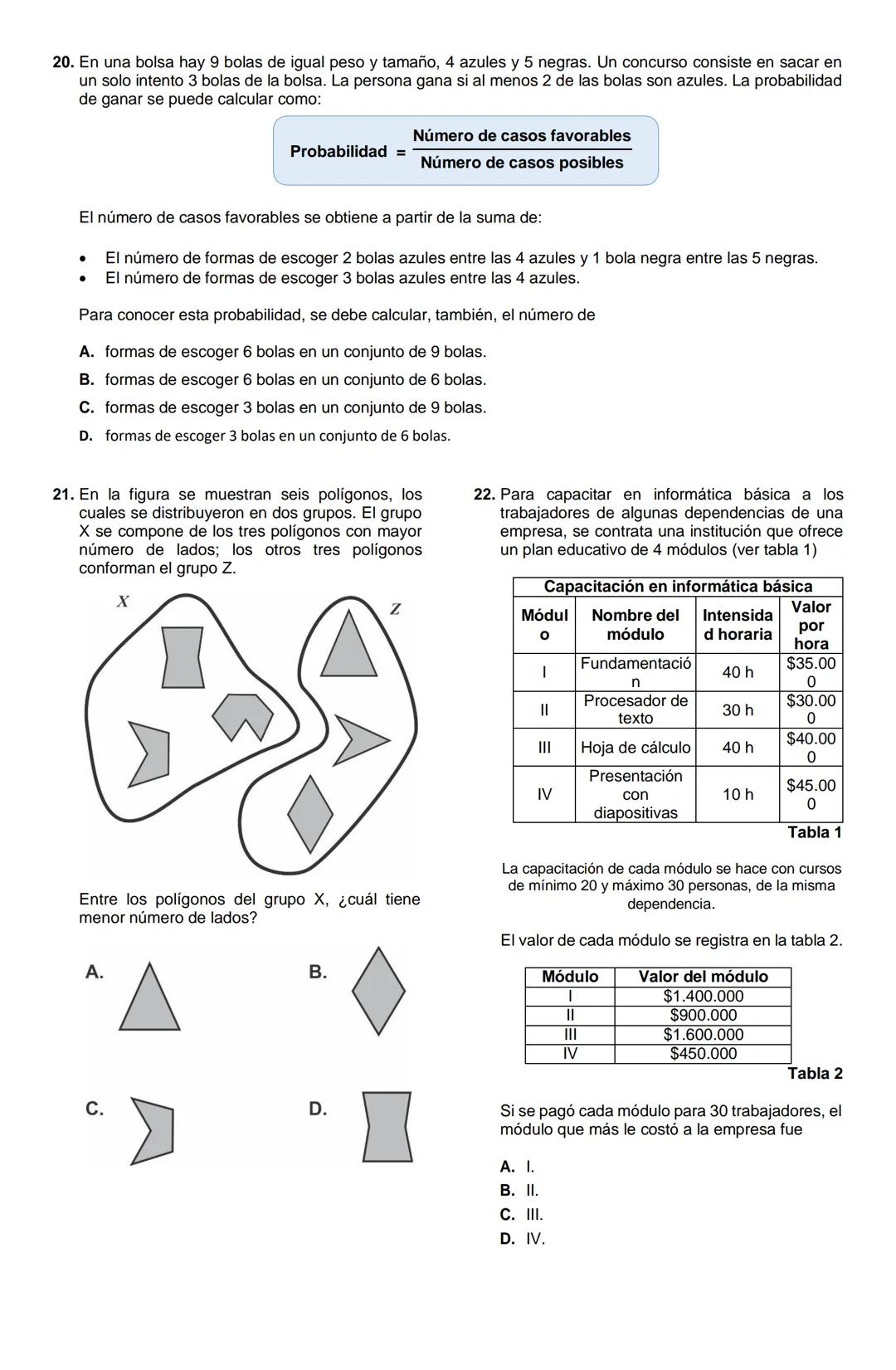 MATEMÁTICAS 2022-2
1. En la clase de Observación Astronómica, Lucía debe configurar el ángulo de inclinación del telescopio a
30°, como se m