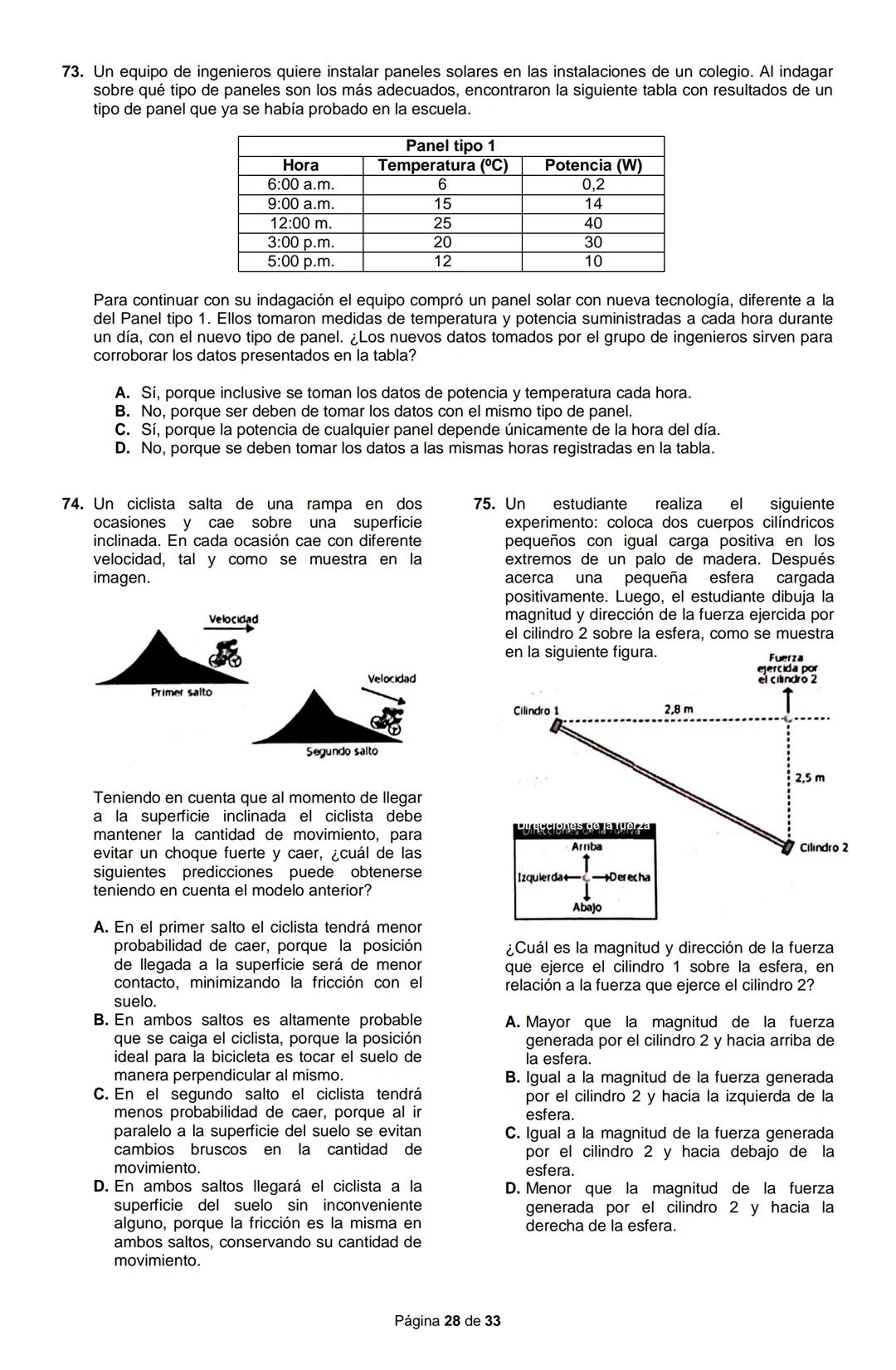 MATEMÁTICAS 2022-2
1. En la clase de Observación Astronómica, Lucía debe configurar el ángulo de inclinación del telescopio a
30°, como se m