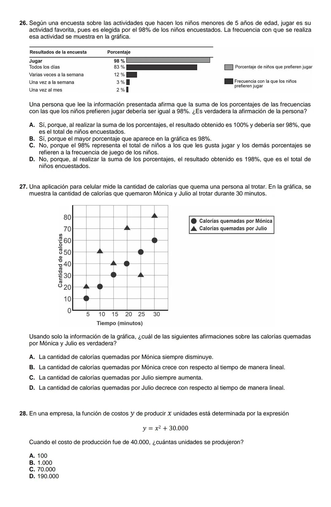 MATEMÁTICAS 2022-2
1. En la clase de Observación Astronómica, Lucía debe configurar el ángulo de inclinación del telescopio a
30°, como se m