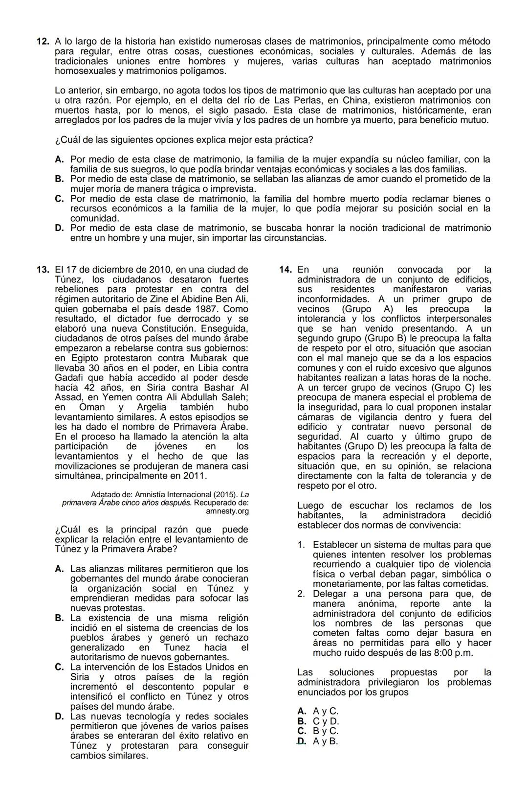 MATEMÁTICAS 2022-2
1. En la clase de Observación Astronómica, Lucía debe configurar el ángulo de inclinación del telescopio a
30°, como se m
