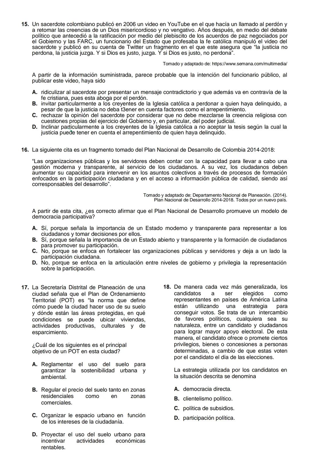 MATEMÁTICAS 2022-2
1. En la clase de Observación Astronómica, Lucía debe configurar el ángulo de inclinación del telescopio a
30°, como se m