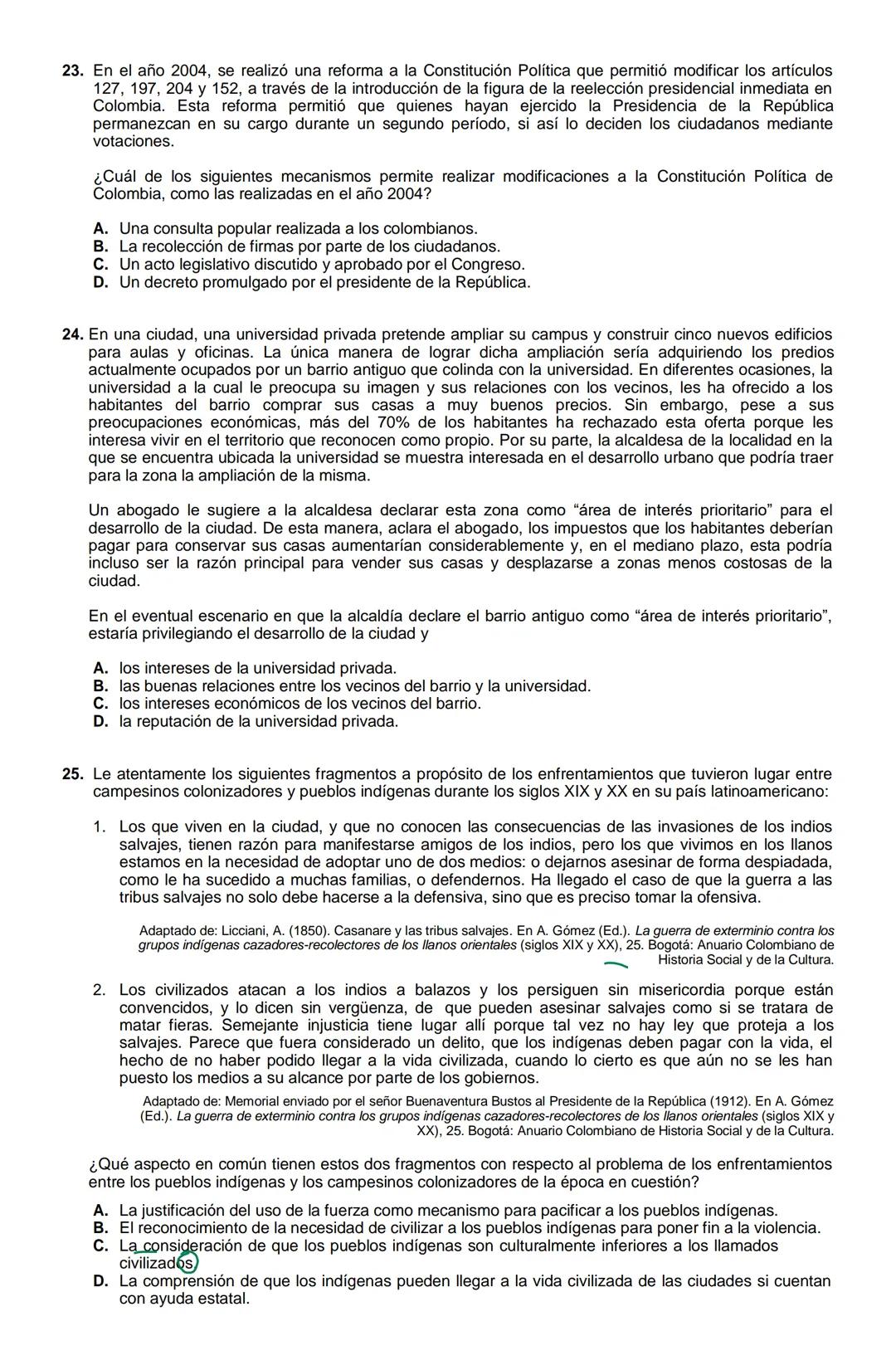 MATEMÁTICAS 2022-2
1. En la clase de Observación Astronómica, Lucía debe configurar el ángulo de inclinación del telescopio a
30°, como se m