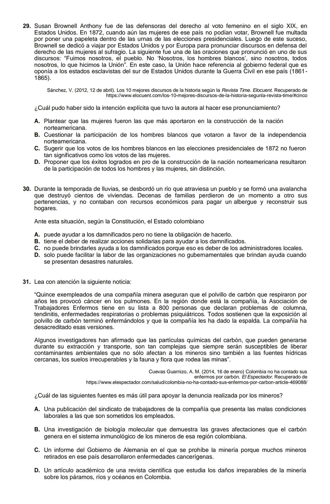 MATEMÁTICAS 2022-2
1. En la clase de Observación Astronómica, Lucía debe configurar el ángulo de inclinación del telescopio a
30°, como se m