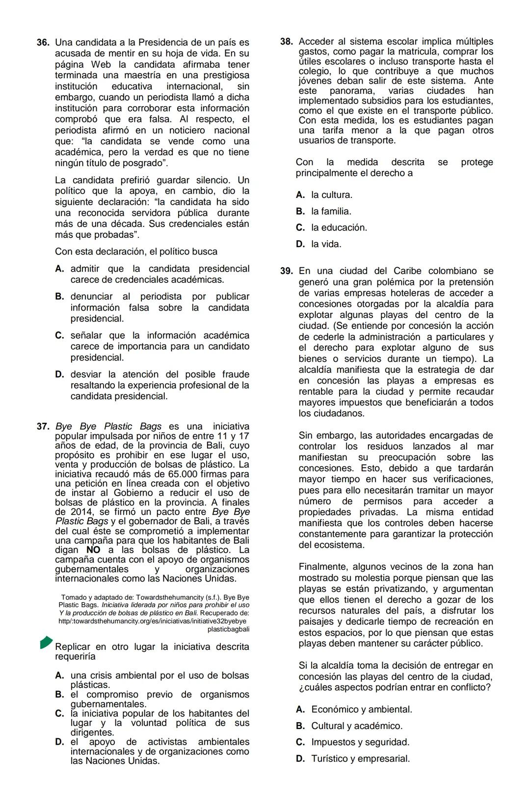 MATEMÁTICAS 2022-2
1. En la clase de Observación Astronómica, Lucía debe configurar el ángulo de inclinación del telescopio a
30°, como se m