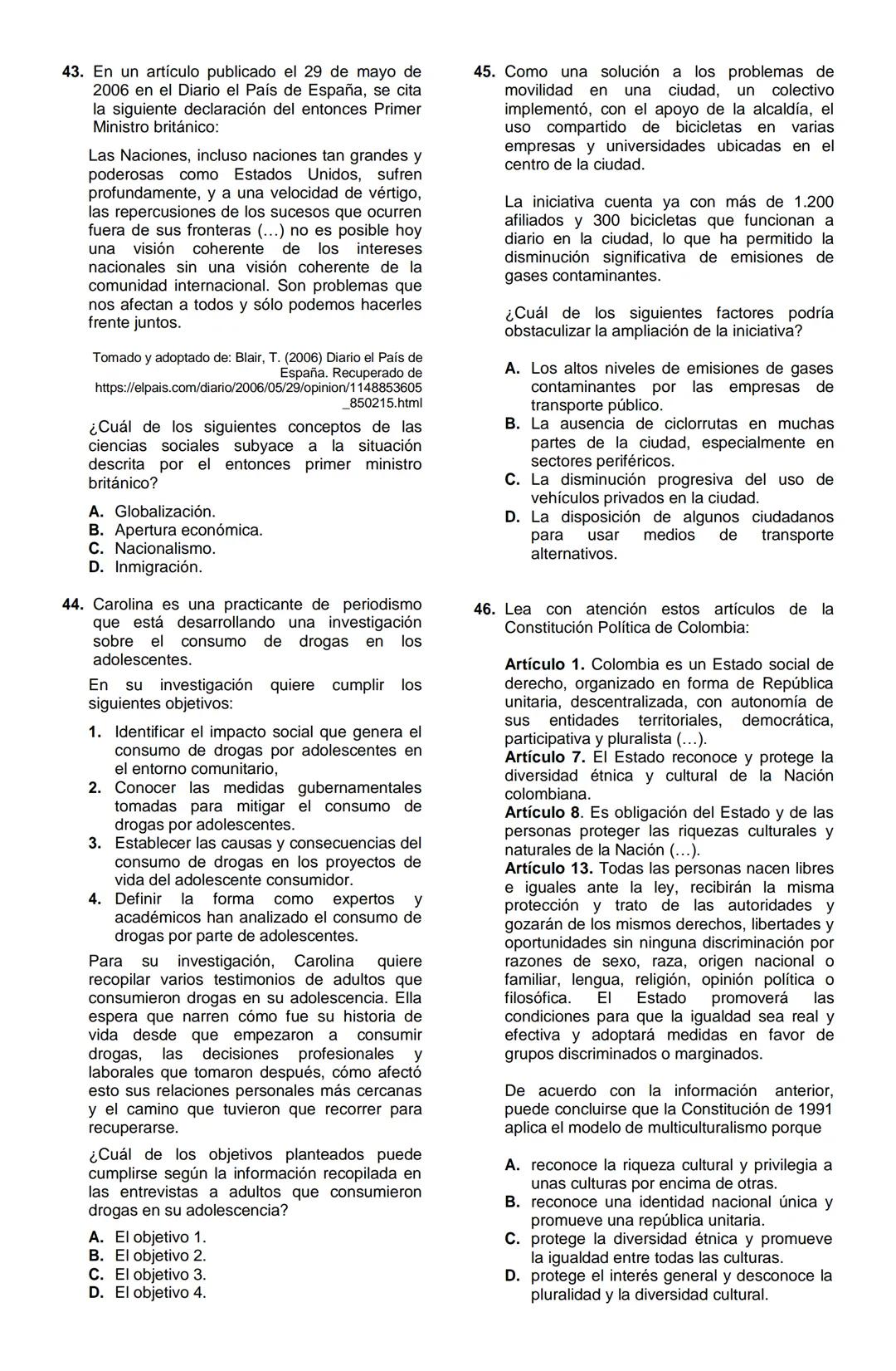 MATEMÁTICAS 2022-2
1. En la clase de Observación Astronómica, Lucía debe configurar el ángulo de inclinación del telescopio a
30°, como se m