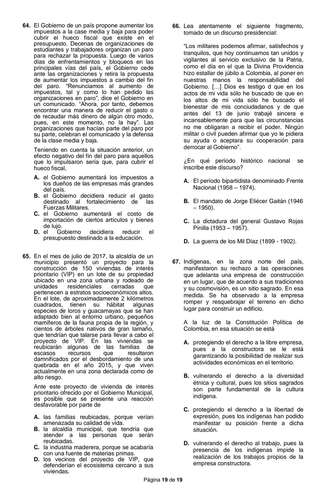 MATEMÁTICAS 2022-2
1. En la clase de Observación Astronómica, Lucía debe configurar el ángulo de inclinación del telescopio a
30°, como se m