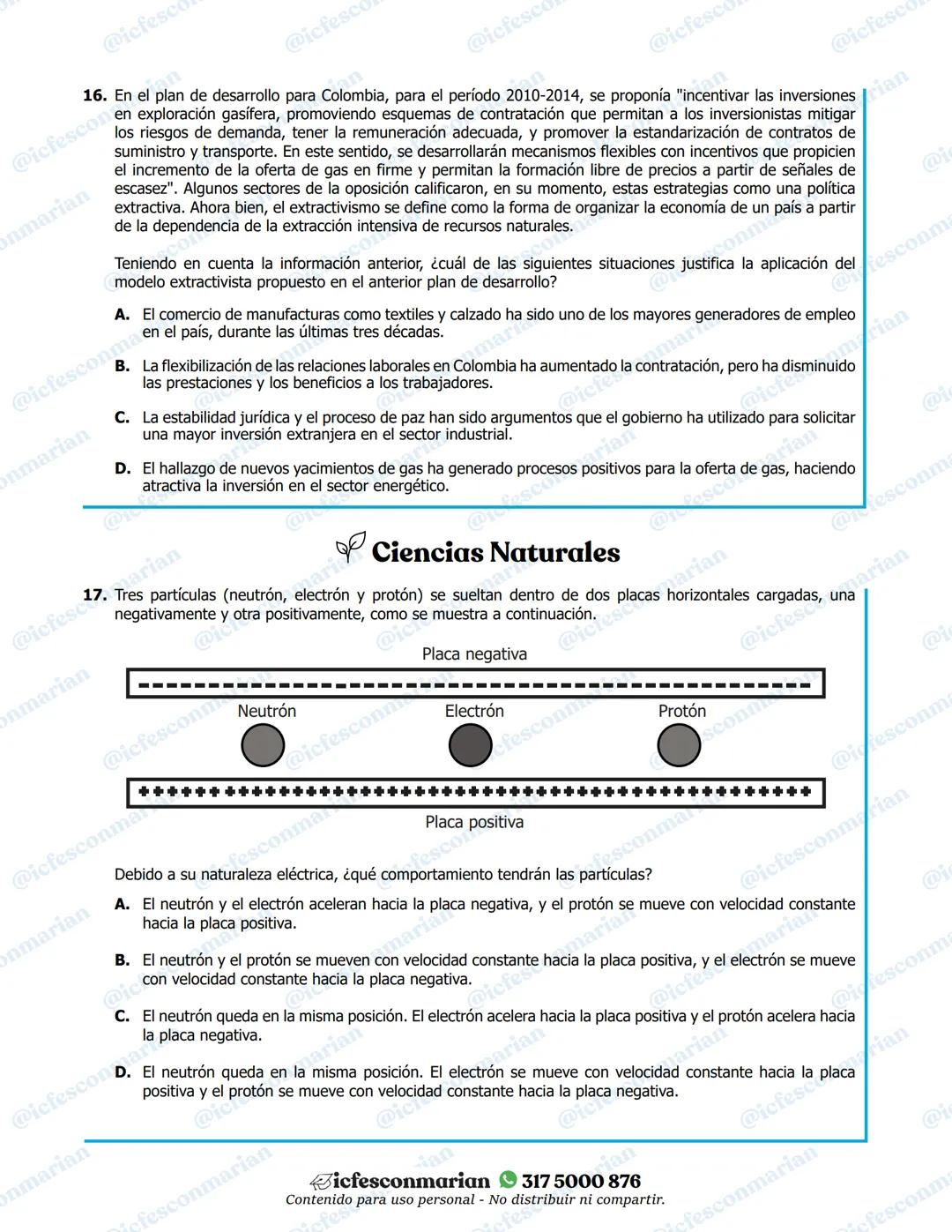 # Matemáticas
1. El Departamento Administrativo Nacional de Estadística (DANE) realiza cada año mediciones de la pobreza en Colombia para d