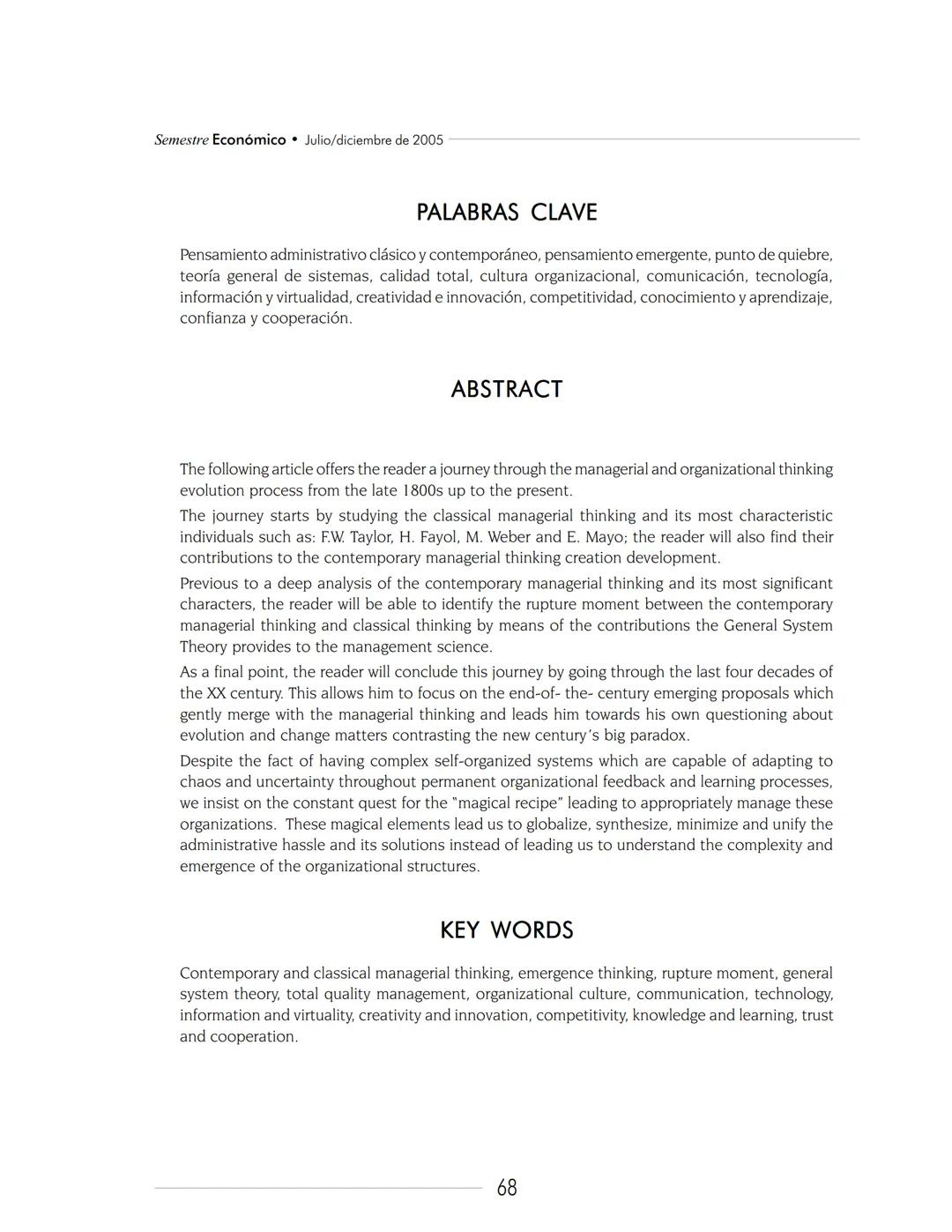 --- OCR Start ---
Semestre
Semestre Económico
ISSN: 0120-6346
Económico
semestreeconomico@udem.edu.co
Universidad de Medellín
Colombia
Martí