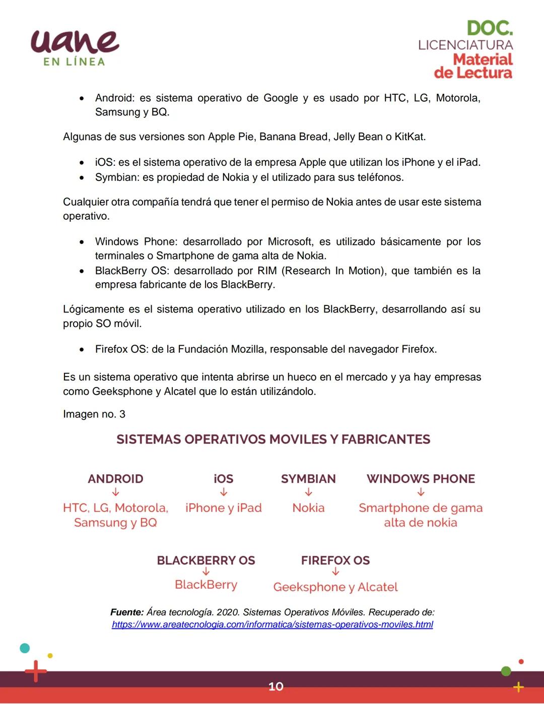uane
EN LÍNEA
Material
de Lectura
Unidad 1
Introducción al desarrollo de
aplicaciones móviles
LICENCIATURA
MÓDULO 1
Programación de
Disposit
