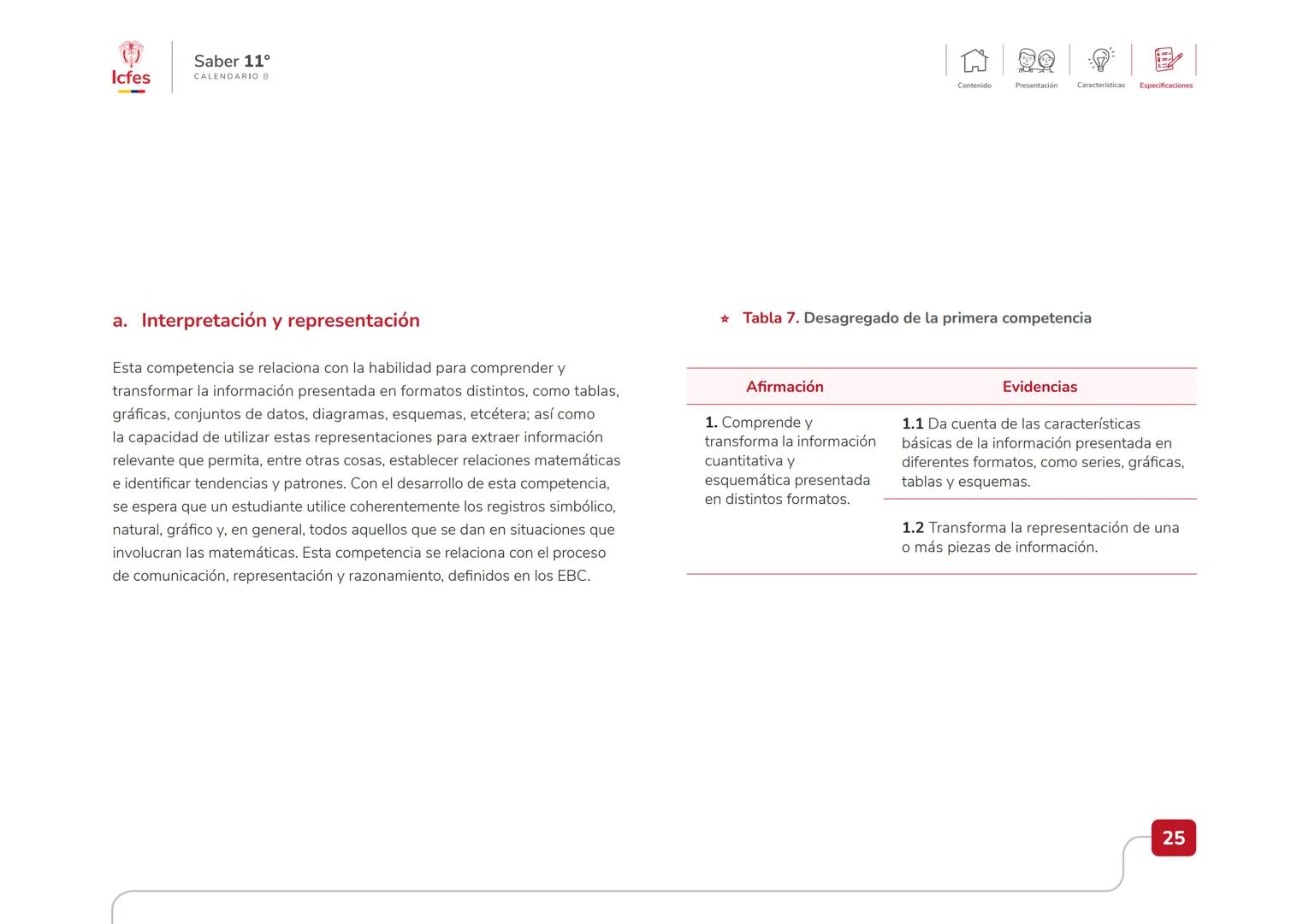 Educación
Guía de orientación
del Examen Saber 11.°
2025-1
Calendario B
CAJA DE
HERRAMIENTAS
SABER 11.º
Icfes Icfes
Saber 11°
CALENDARIO B
G