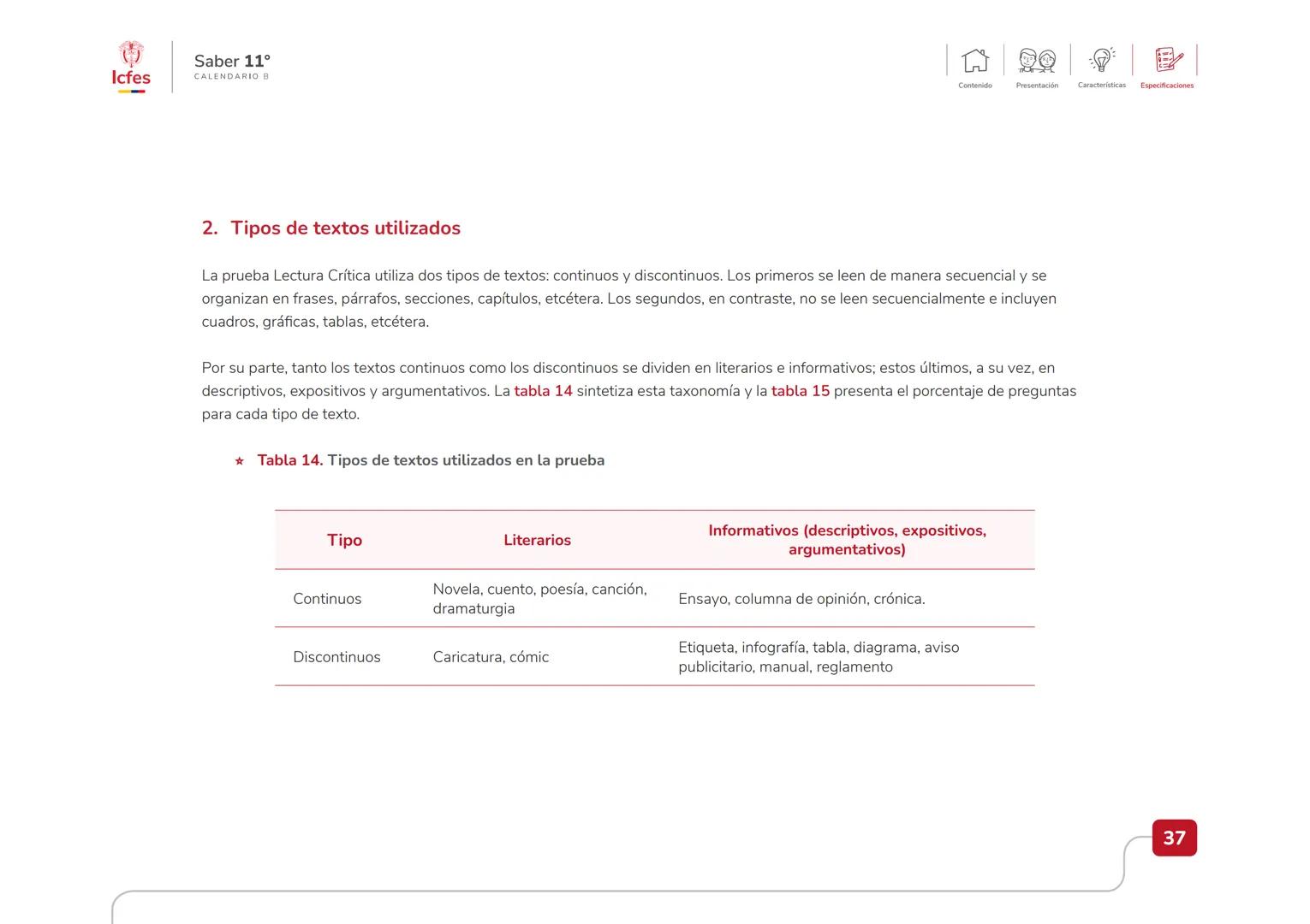 Educación
Guía de orientación
del Examen Saber 11.°
2025-1
Calendario B
CAJA DE
HERRAMIENTAS
SABER 11.º
Icfes Icfes
Saber 11°
CALENDARIO B
G