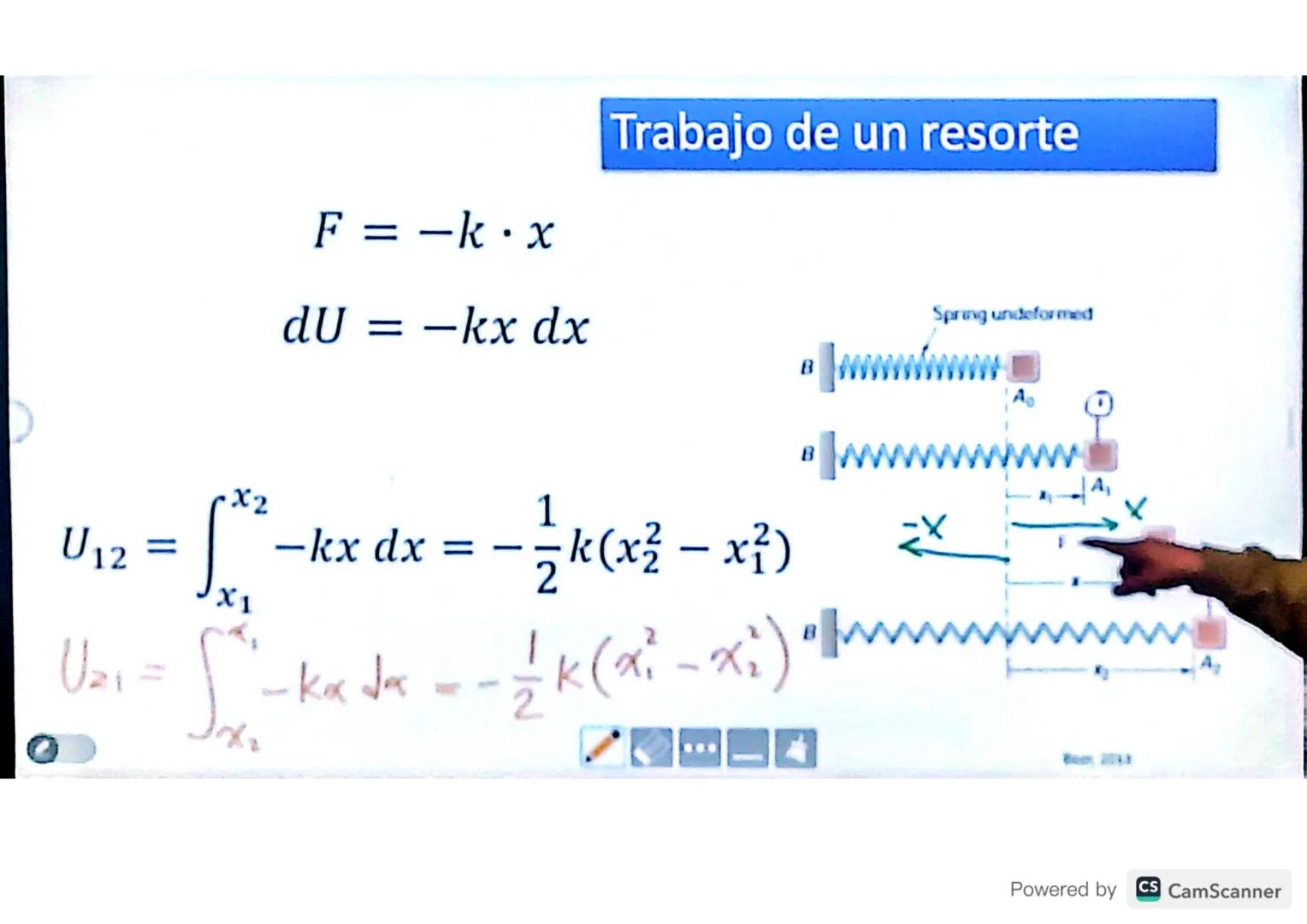 2.5 m/s
Cable
-60 kg-
600 mm
SAMPLE PROBLEM 13.3
A spring is used to stop a 60-kg package which is sliding on a horizontal
surface. The spri