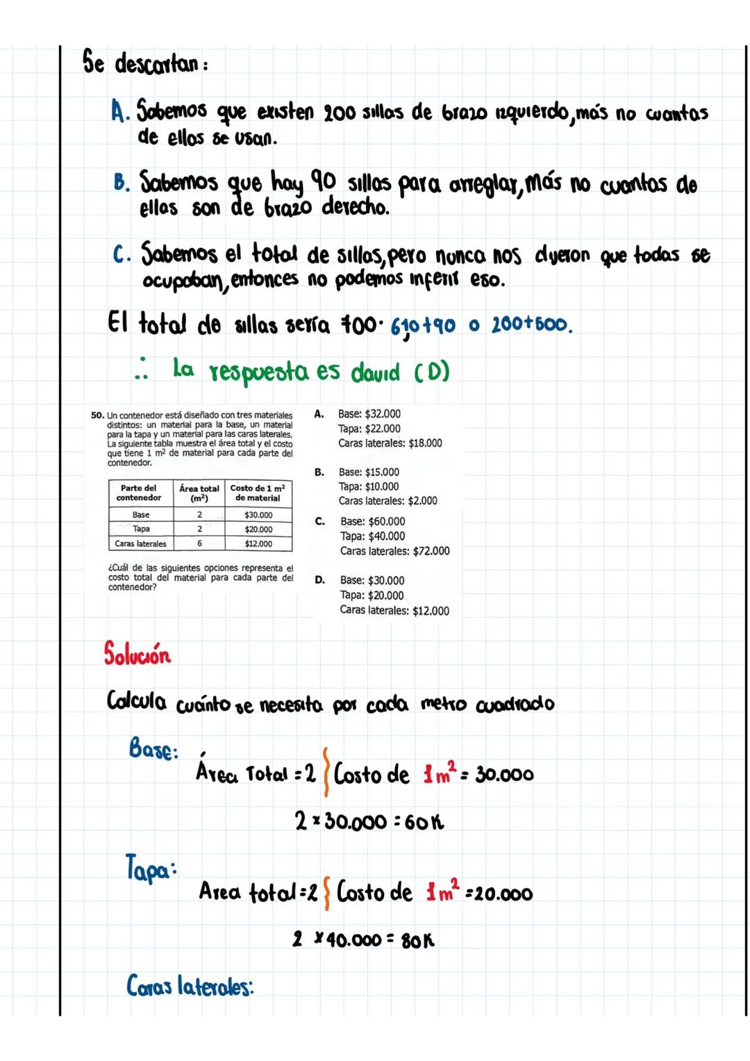 35. La tabla muestra algunos datos sobre el tipo de luz que se puede utilizar para iluminar un cuadro ubicado en
la pared de una galería.
Lu