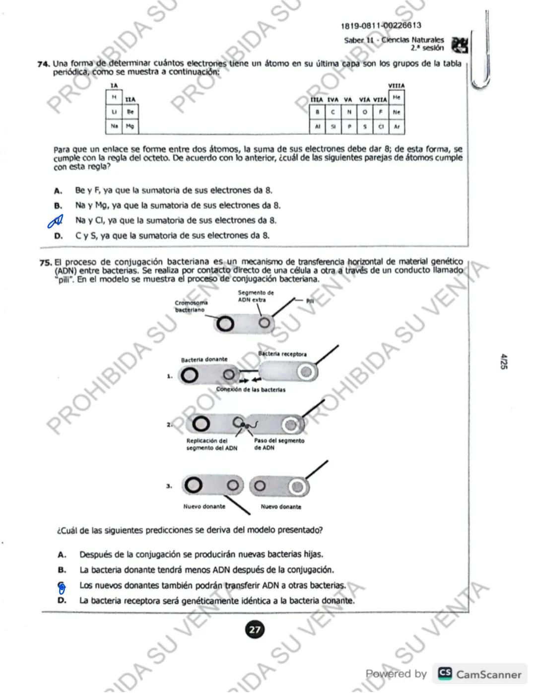 ! 
DISCLAIMER:
USO RESPONSABLE DE LAS PRUEBAS DEL ICFES
No utilices las pruebas anteriores para memorizar
preguntas. EI ICFES repite solo un