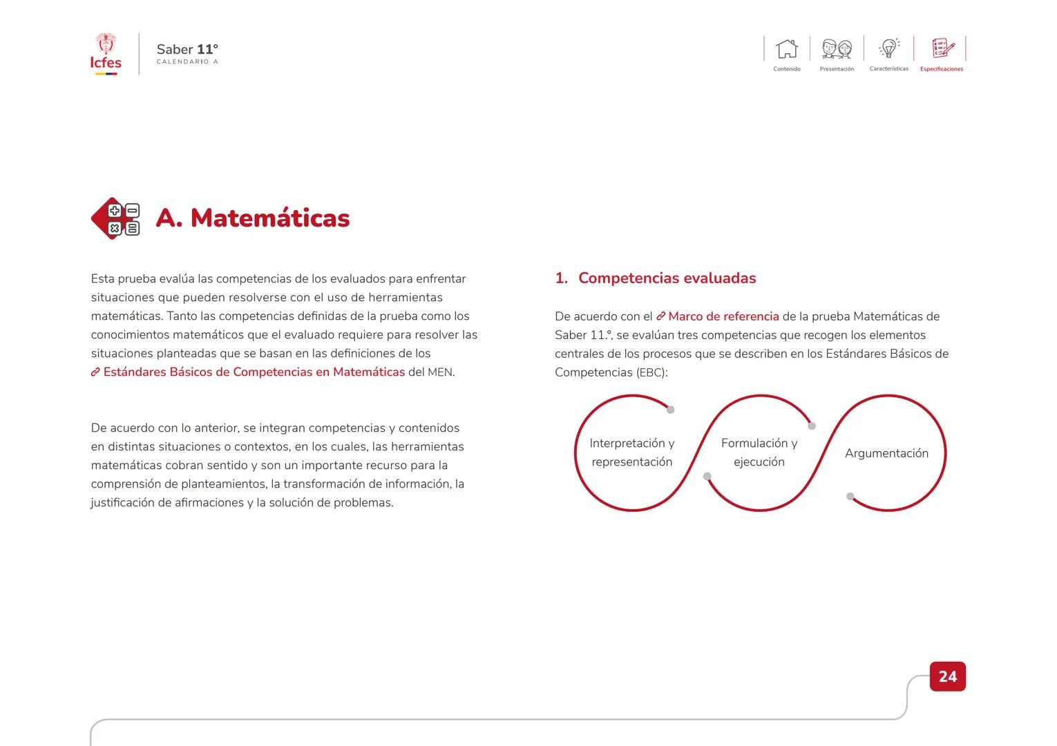 Educación
Guía de orientación
del Examen Saber 11.°
2025-2
Calendario A
CAJA DE
HERRAMIENTAS
SABER 11.º
Icfes # Guía de orientación
# Saber