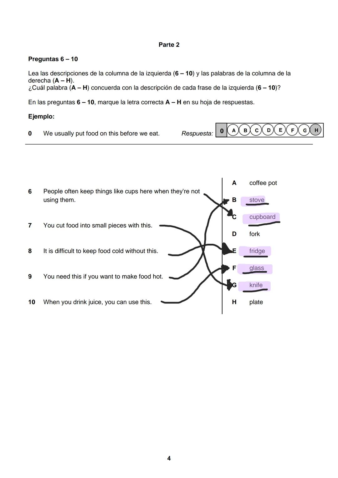 # ECAES 2009 EXAMEN TIPO
Inglés
VERIFIQUE QUE SUS APELLIDOS Y NOMBRES ESTÉN CORRECTOS EN LA HOJA DE RESPUESTAS. EL NÚMERO QUE APARECE EN L