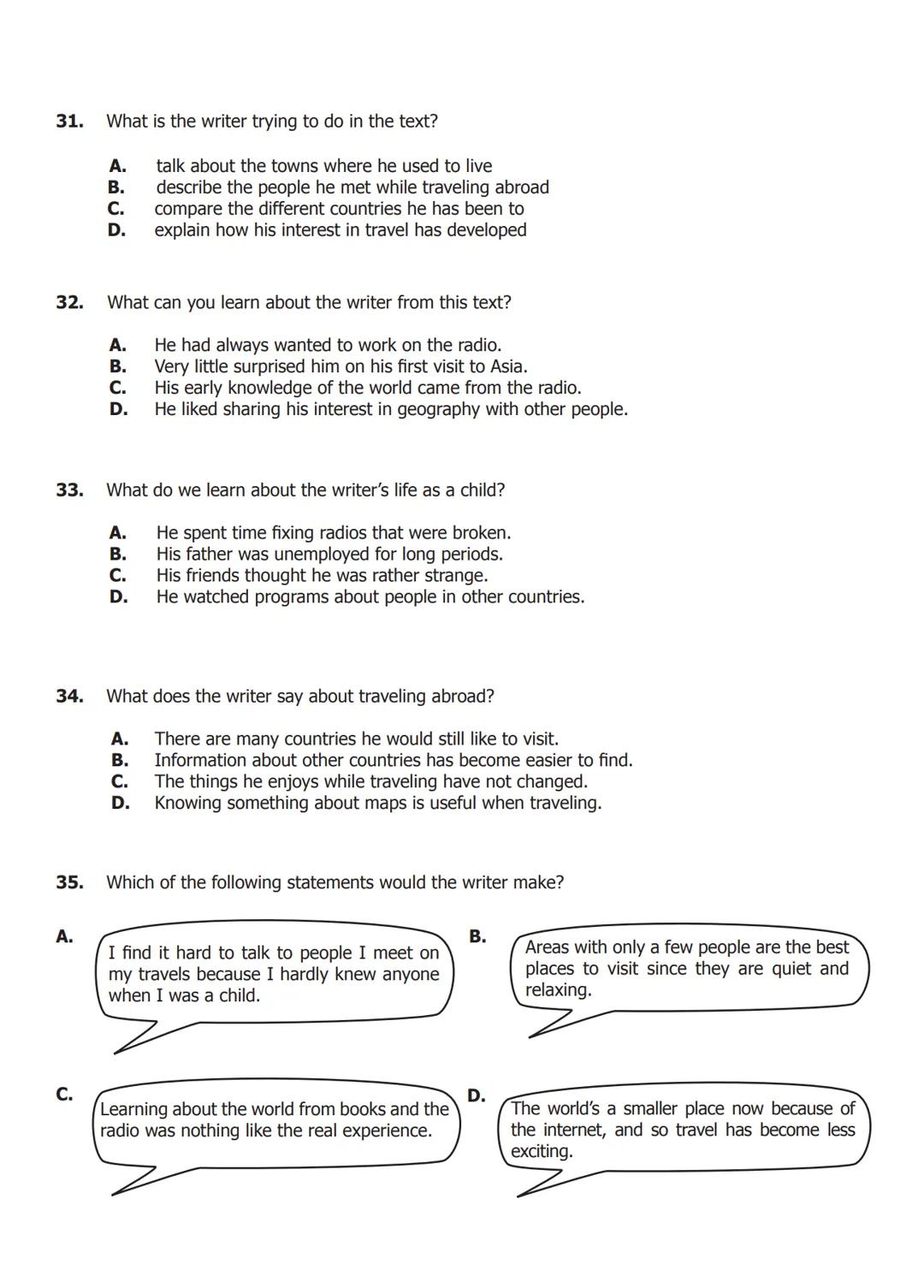 icfes V
mejor saber
EJEMPLOS DE PREGUNTA
Examen de Estado
Para Ingreso a la Educación Superior
2010.
Prueba de
INGLÉS
febrero 2010 PARTE 1
R